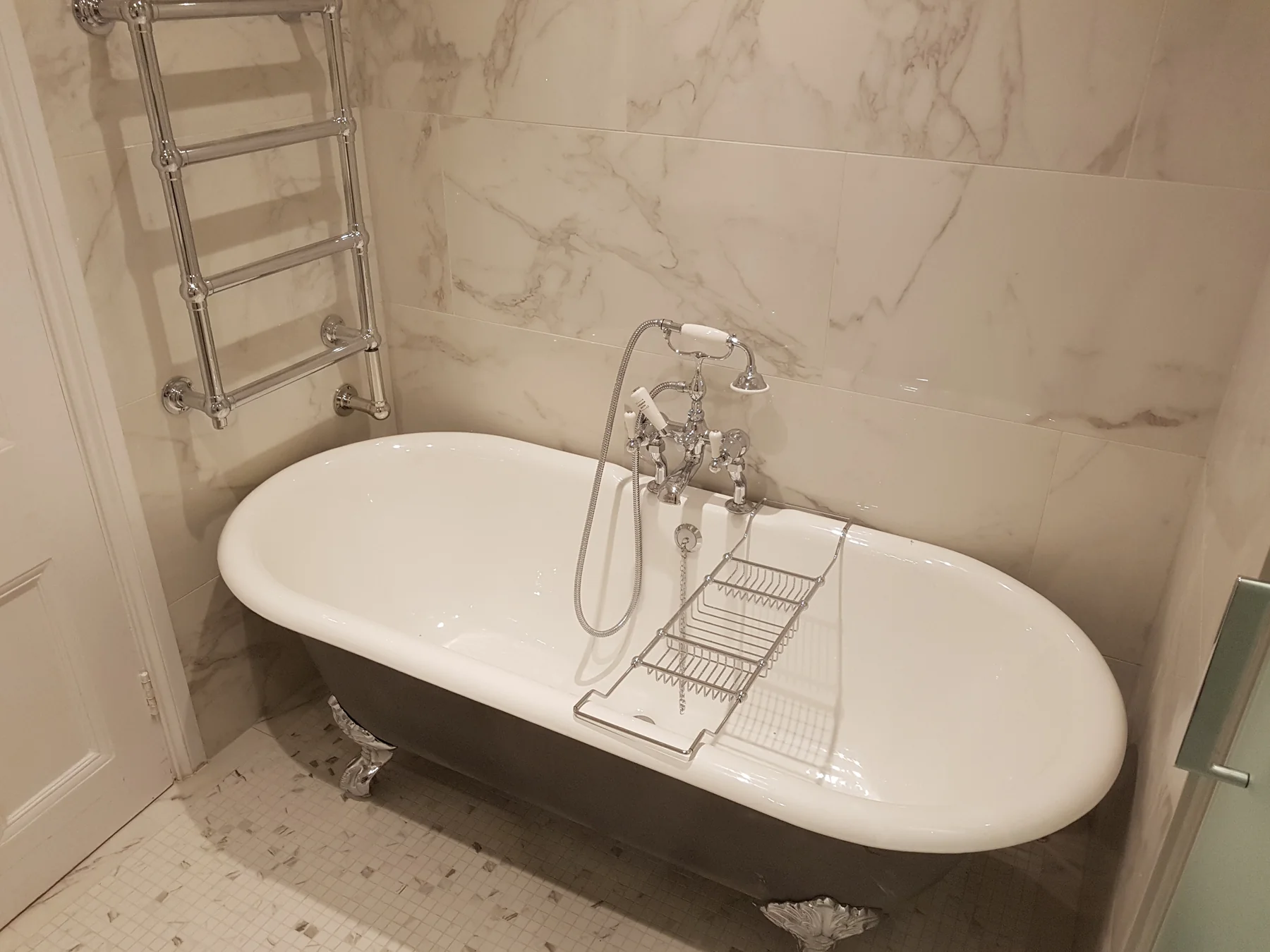 Classic bathroom with freestanding bath